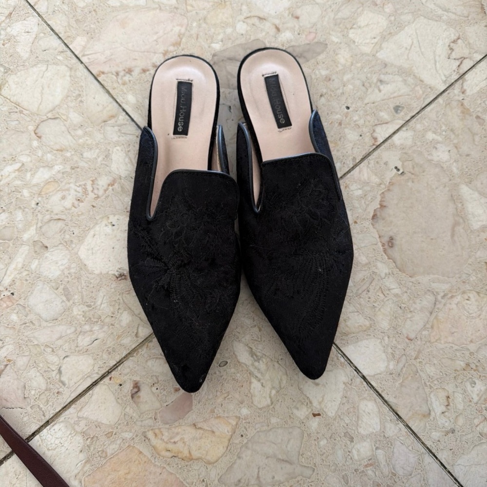 Velvet mules - Picture 3 of 6